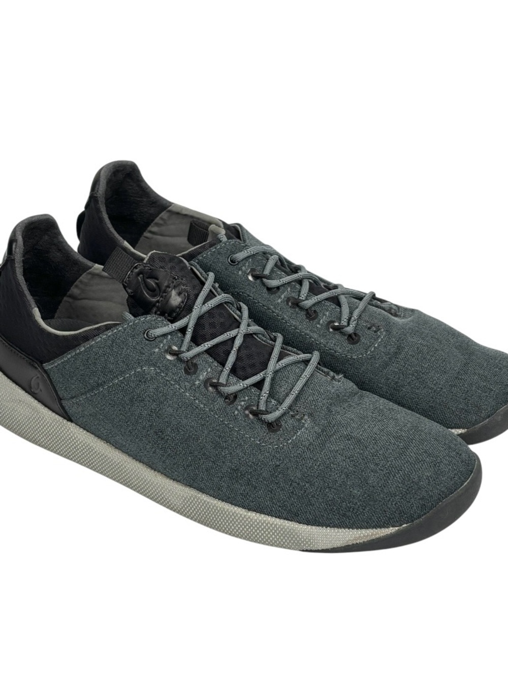OluKai Nanea Li Shoes Mens Size 11 Dark Gray Casual Low Top Lace Up Sneakers